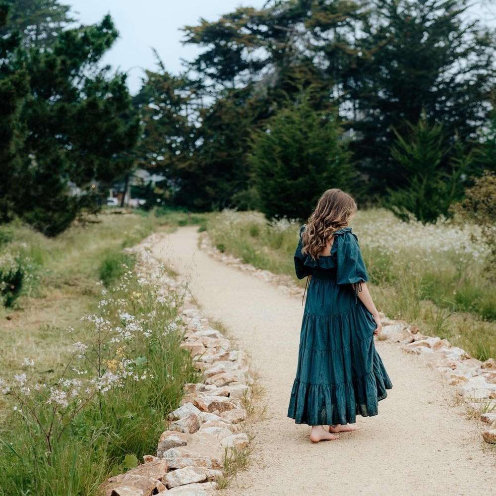 Worth Collective dark teal midi/maxi Dress